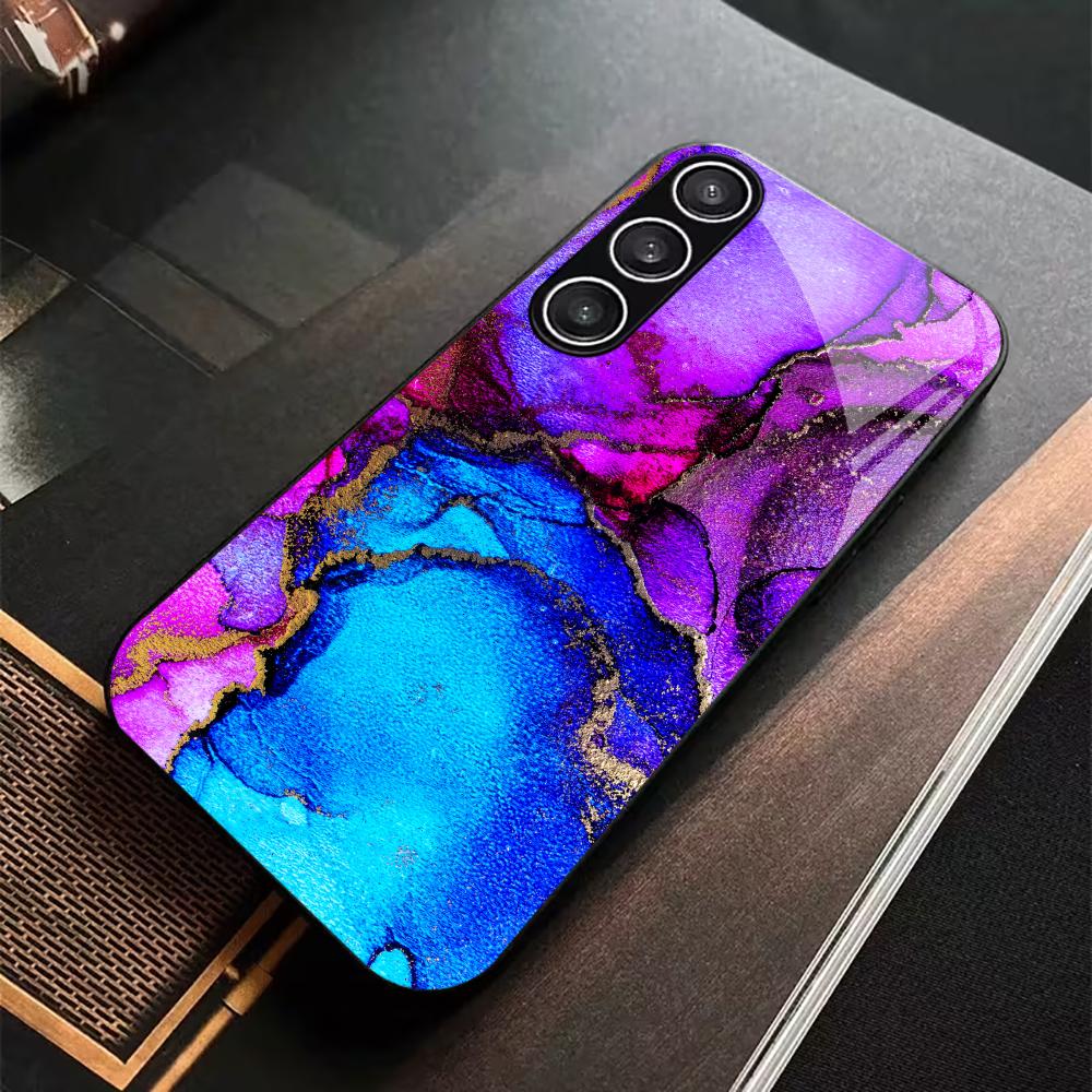 Protective Exquisite High-end PhoneCase Glass TPU PhoneCase for Samsung Galaxy S26 S25 S24 S23 S22 S21 FE,Ultra,Plus