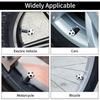 GaRhomxy Soccer Ball - 4pcs Football Shape Tire Valve Stem Caps Car Wheel Tire