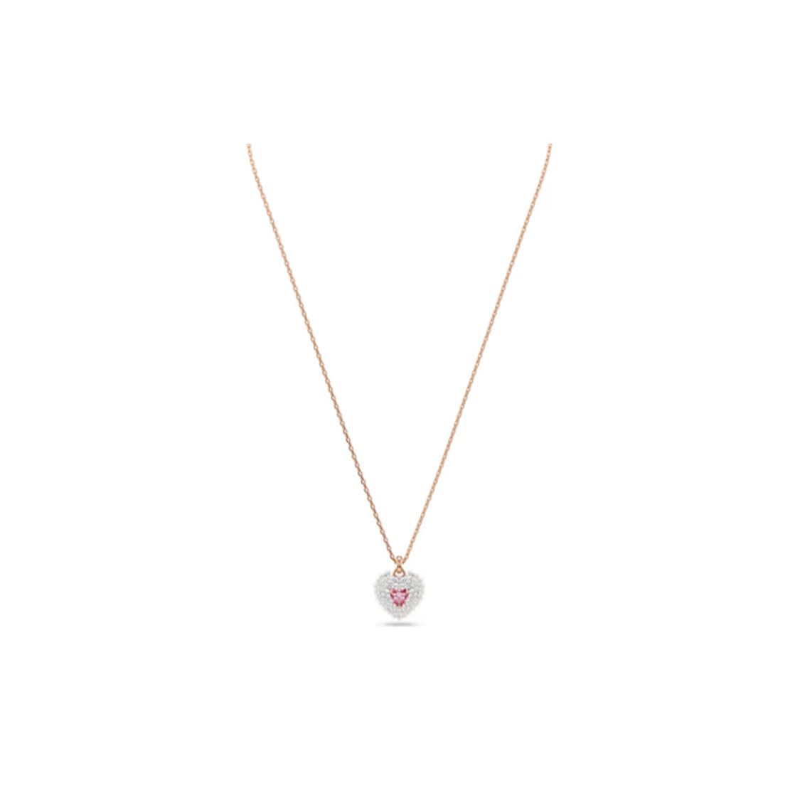 

Swarovski Idyllia Hyperbola Pendant Necklace Unisex necklace Rose-Gold 5683936 Box (Random Color)
