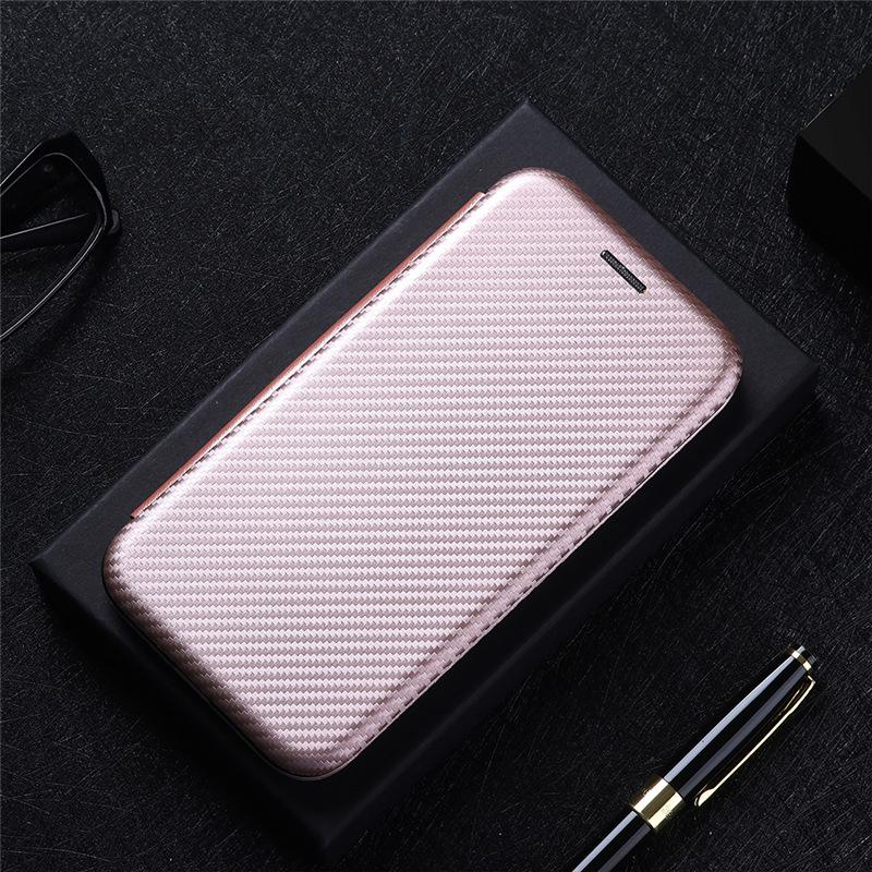 VIVO Y03/Y18 Carbon Fiber Multi-card Flip Phone Case