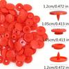 50 Sets Round Snaps Buttons For Bib T5 Plastic Press Button Fastener Snap For Clothes Accessories DIY Crafts