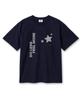 Leijimeli Dures 20-Count Cotton Oversized Short Sleeve T-Shirt Navy