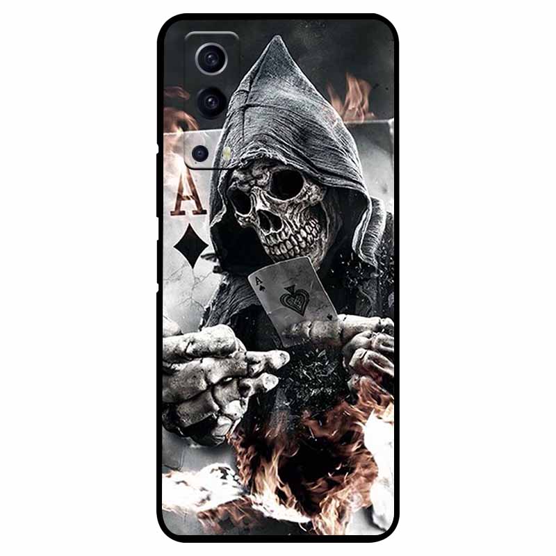 For vivo Y72 5G Case Shockproof Soft silicone TPU Back Cover For vivo Y52 5G Phone Cases for vivoY72 Y 72 52 5G Case Cute Capa