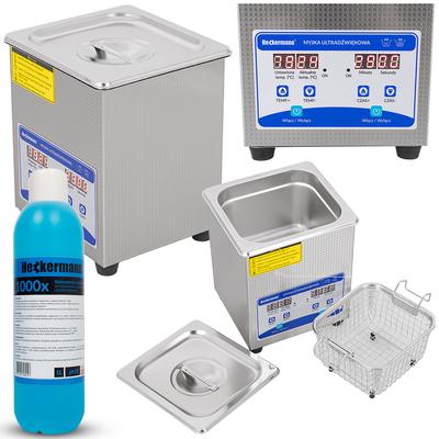 Set of Ultrasonic Cleaner JP-010S 2L + Fluid 1L