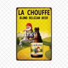 [ Mike86 ] Belgian Beer La Mc Cherry Chouffe Bok Soleil Metal Tin Sign Wall  Poster Iron Painting Pub Decoration S-02 20*30 CM