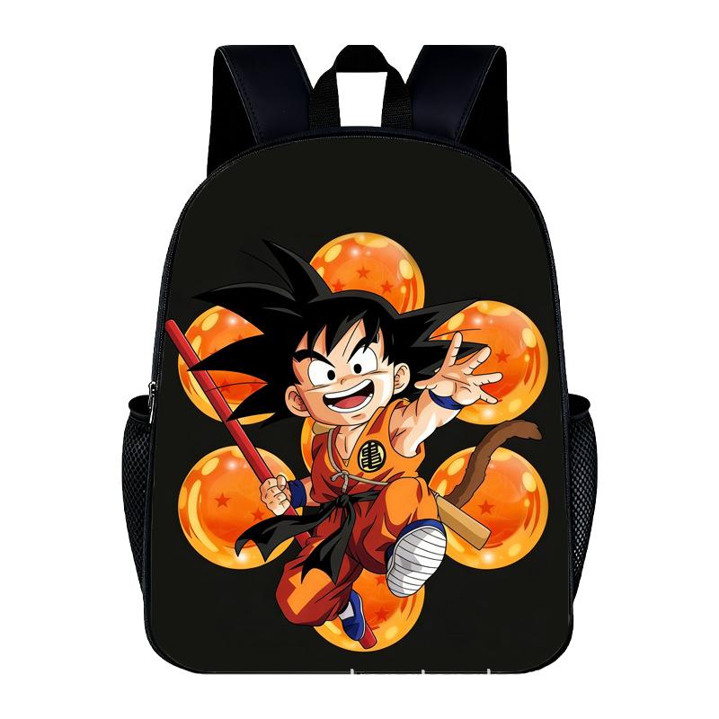 DragonBall Backpack Son Goku Goten Vegeta IV Cartoon Character Print Schoolbag Lightweight Large Capacity Student Backpack Gifts