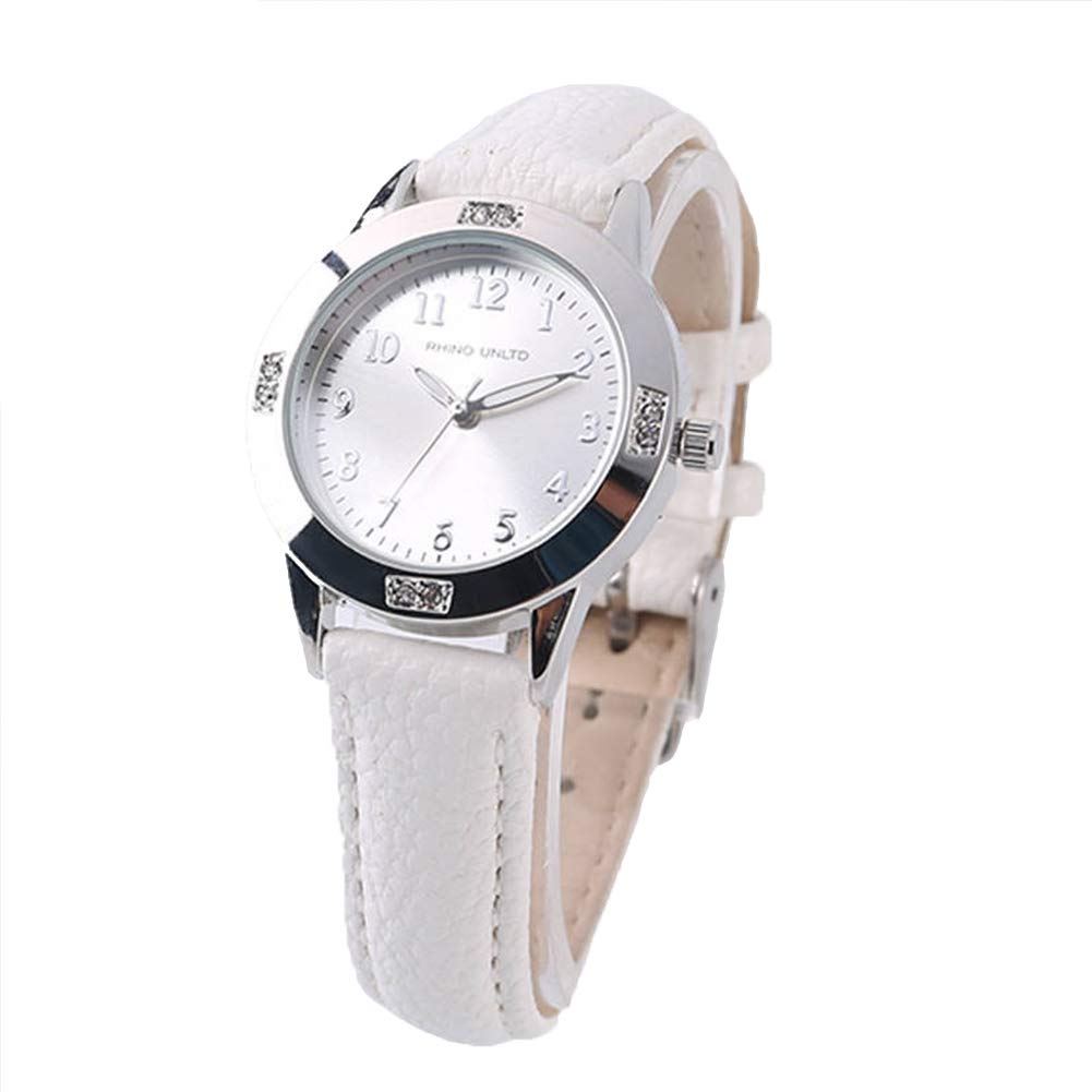 

Женские часы Женские часы Кварцевые часы Японский механизм Люминесцентные стрелки Циферблат с арабскими цифрами Модные часы Женские часы, белые