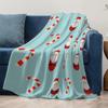 Soft Fluffy Throw Blanket Cozy Warm Sherpa Fleece Blanket Gift Home Decor Christmas Pattern Cute Holiday Gift Lightweight Plush