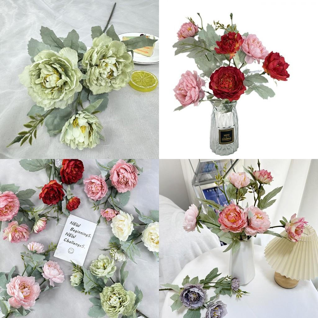 Silk Paeonia Suffruticosa Wedding Flower Decor With Elegant Design For Photographers And Celebration Scenes