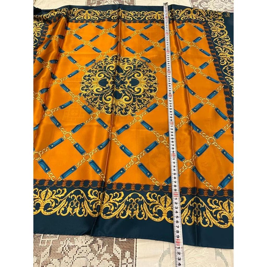 Used Italy Luisa Spagnoli scarf silk 90cm