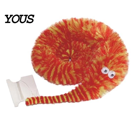 Sensory Toys for Anxiety 23cm Cute Worm Plush Toy, Fidget Caterpillar Twist Prop Handheld Tools with Big Eyes, Soft Stuffed Prank Toy Kids Party