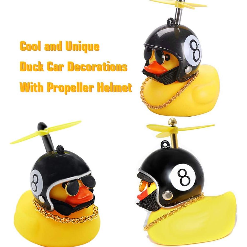 Vinyl Duck Car Decorations Cute Yellow Duck Car Dashboard Ornaments