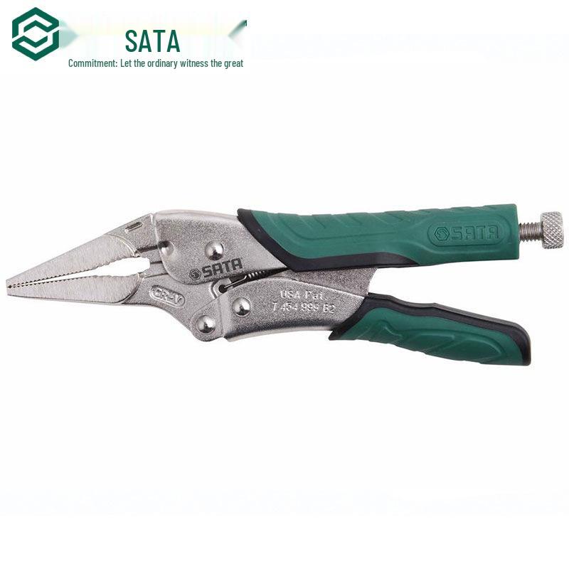 SATA 71305/71306 Needle Nose Pliers with Blade & Quick Release Lock