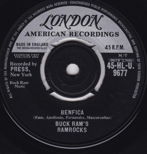 7inch Record RAMROCKS - Benfica 45HLU9677 London Records 1963 UK Rock Used