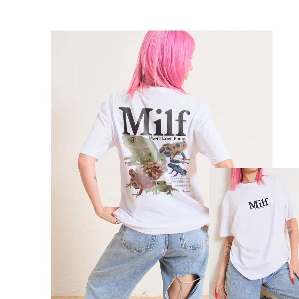 Homme J'adore les Grenouilles Blanc Été Tendance Décontracté T-shirt Hommes et Femmes Marque de Luxe Haut