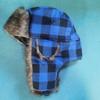 Ear-Flapped Winter Hat Autumn Winter Plaid Factory Direct Sale Earflap Windproof Cold-Resistant Warm Hat