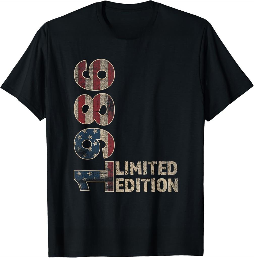 40 Anni 1986 Compleanno Vintage Retro 40° Regalo Magliette Uomo Streetwear T-shirt Manica Corta Unisex Abbigliamento Largo