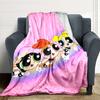 1Pc Powerpuff Girls Blanket For Couch Bed Plush Cozy Fuzzy Blanket Super Soft Warm Blankets For Fall And Winter 0918295