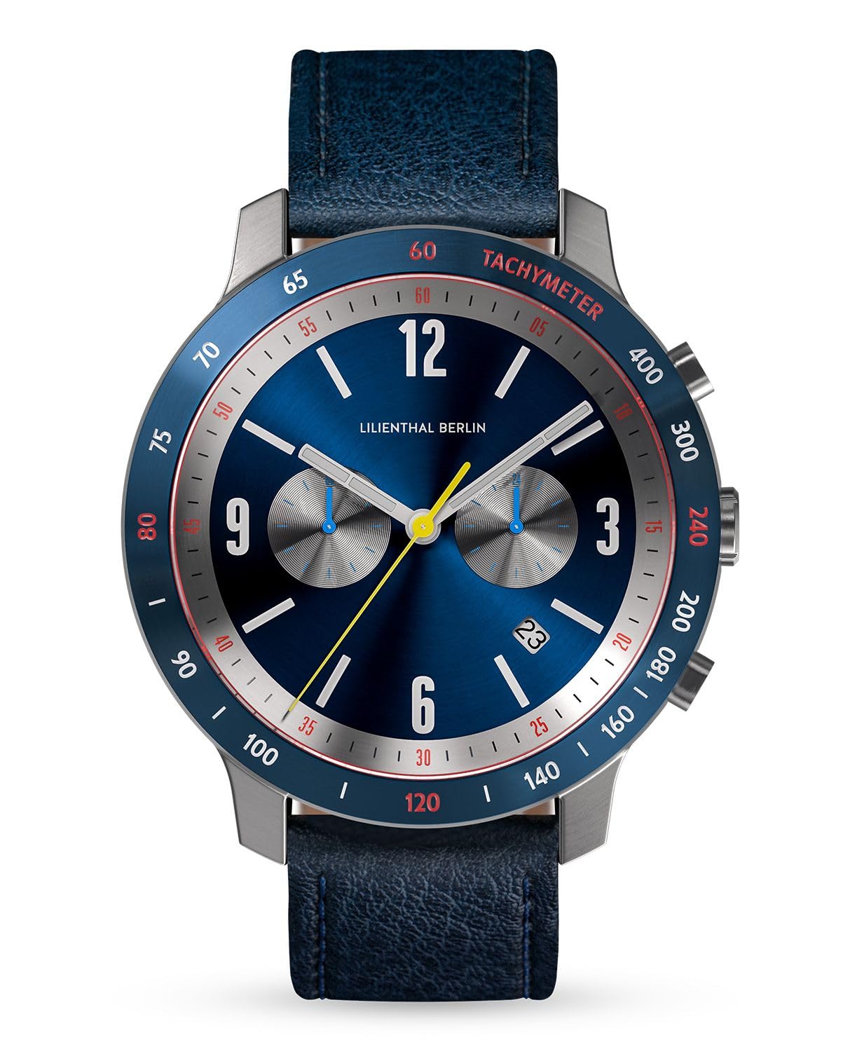 

Watch Chronograph Date Made in Germany Blue [Lillianthal Berlin] C02-007-B003EB Men s синій