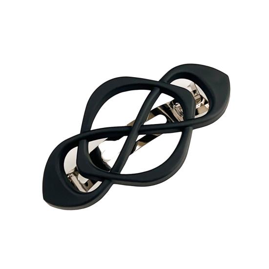 1/4Pcs Vintage French Hair Barrette Matte Finish Hair Clips Cross-Shaped Design Hair Styling Tool Hair Accessories