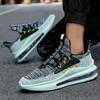 Men's low-top shoes full palm air cushion breathable ultra-light soft-soled running shoes casual sports shoes basketball shoes