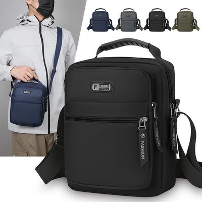 Herren Umhängetasche Business Freizeit Große Kapazität Tragbare Handtasche Mehrschichtig Wasserdicht Herren Crossbody-Taschen