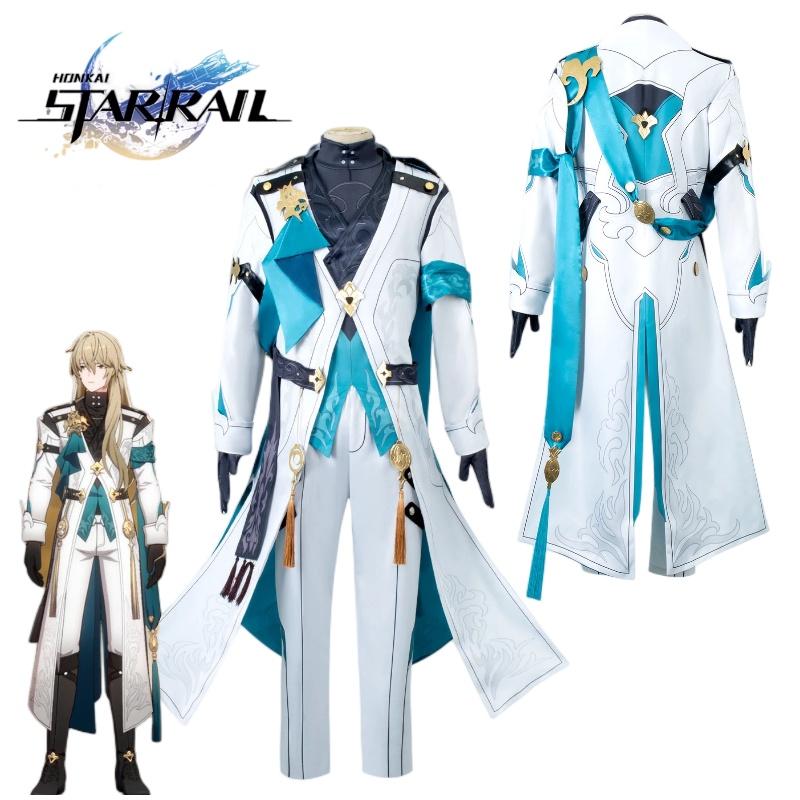 Star Rail Honkai Luocha Cosplay Ancient Costume Halloween Party Outfit Boy Fans