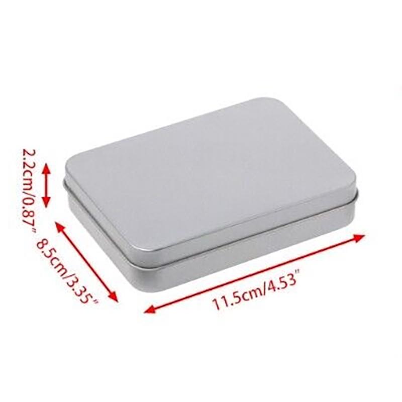 

Matte Iron Box For Digital Packaging Gift Jewelry Box Hardware Tools Storage Candy Packaging 115*85*22mm