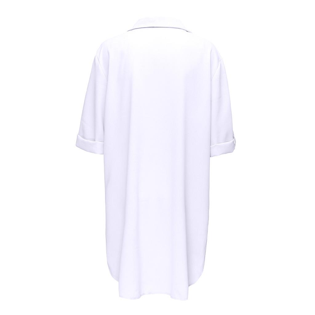 Spring Summer Women's Dress Deep V Neckline Fashion Beach Sunscreen Swimwear Shirt Dresses