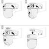 3pcsCamera Mounting Bracket Holder Home Camera Wall Mount Bracketfor TA3/TP7 Series/TA2 Security Accessories Hardware