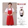 Custom Logo Waterproof Stain-resistant Solid Color Waist Apron for Kitchen and Work
