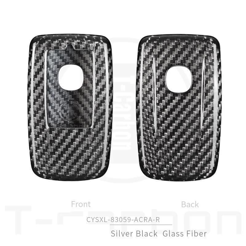 Interior Mouldings Real Carbon Fiber Car Key Case Key Cover For Acura LDX MDX RDX NSX RTLX TLX-L TLX RLX Car Styling
