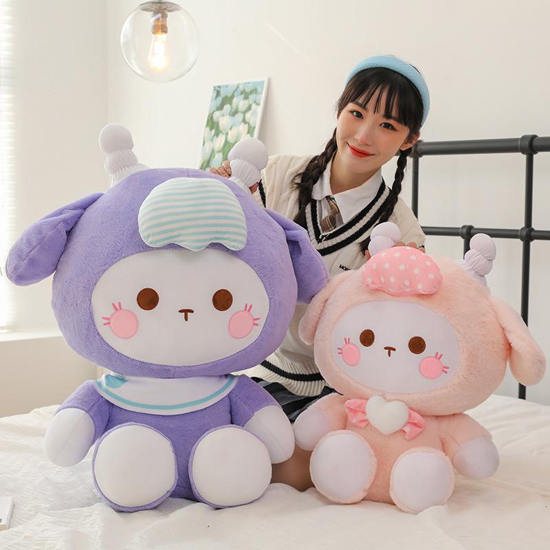 Cute Shiha Sheep Doll Plush Toy Sheep Doll Large Throw Pillow Girls Valentine'S Day Gift Exchange Doll