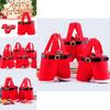 Santa Claus Pants Shaped Christmas Candy Gift Bag For Joyful Holiday Celebrations**