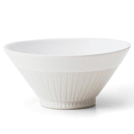 TAMAKI Craft Line Rice Bowl White Diameter 13 X Height 6 Cm Made Japan Ceramic Dishwasher Safe T-959190