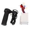 12V 250W Aluminum Alloy Brushed Speed Controller Long Line Throttle Twist Grip Set for Electric