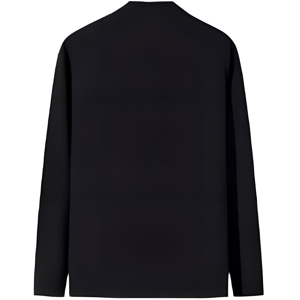 Anta Champion Outdoor Series Sports Casual Simple Solid Color Knitted Sweater Men tops Black 152510404-2