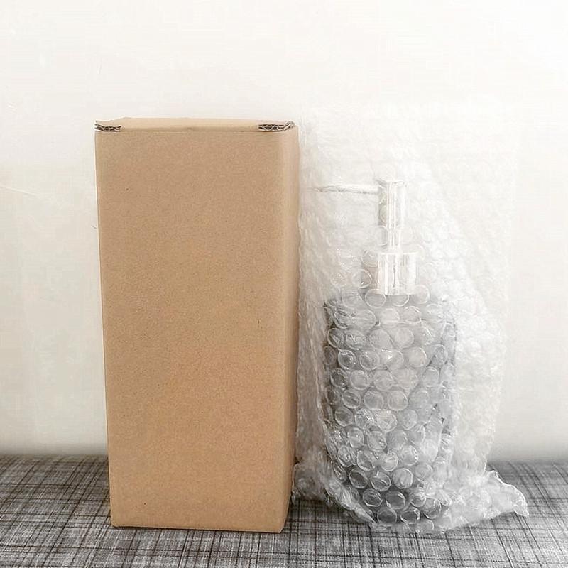 Nordic Lux Glas Push-Top Seifen- & Shampoo-Flasche