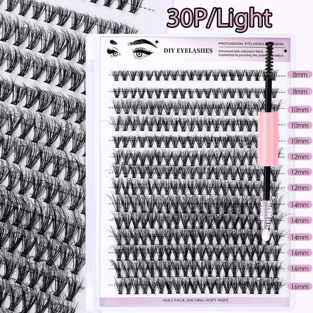 280Clusters DIY False Eyelash Clusters Wispy Eyelash Extension Single Lashes Clusters  Home