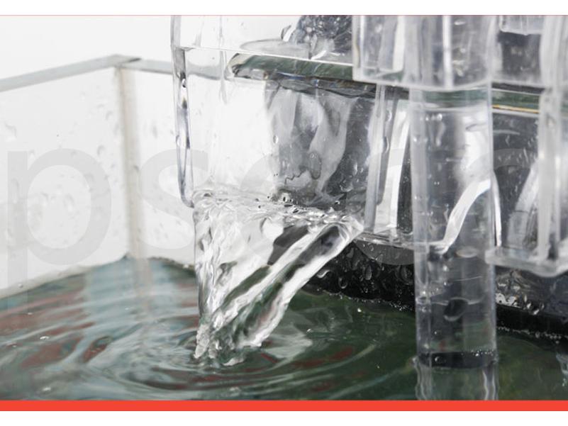 Transparent Wall-Mounted Waterfall Aquarium Filter