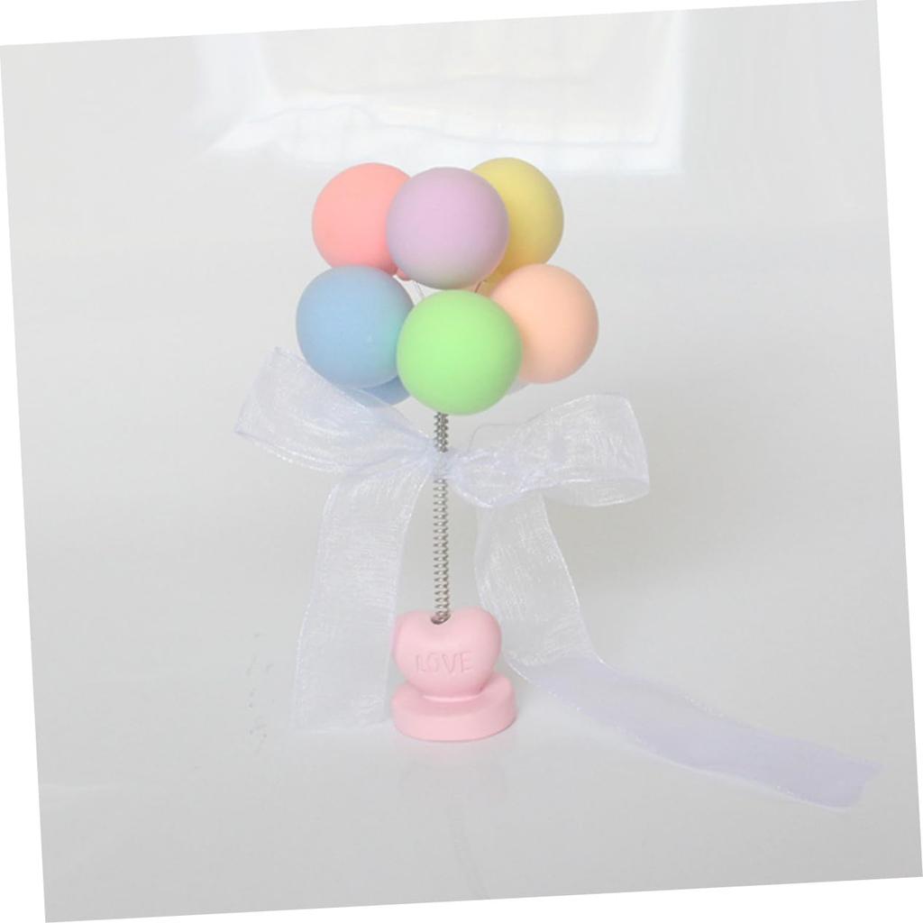 STOBAZA 1 Set Simulation Balloons Decoration Waving Head Decoration Car Balloon Car Interior 2pcs