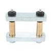 3 1/8in Heavy Duty Leaf Spring Shackle Kit with Bronze Bushings - Fit for Tandem Axle RV Trailer Suspensions (CRE3000), Durable