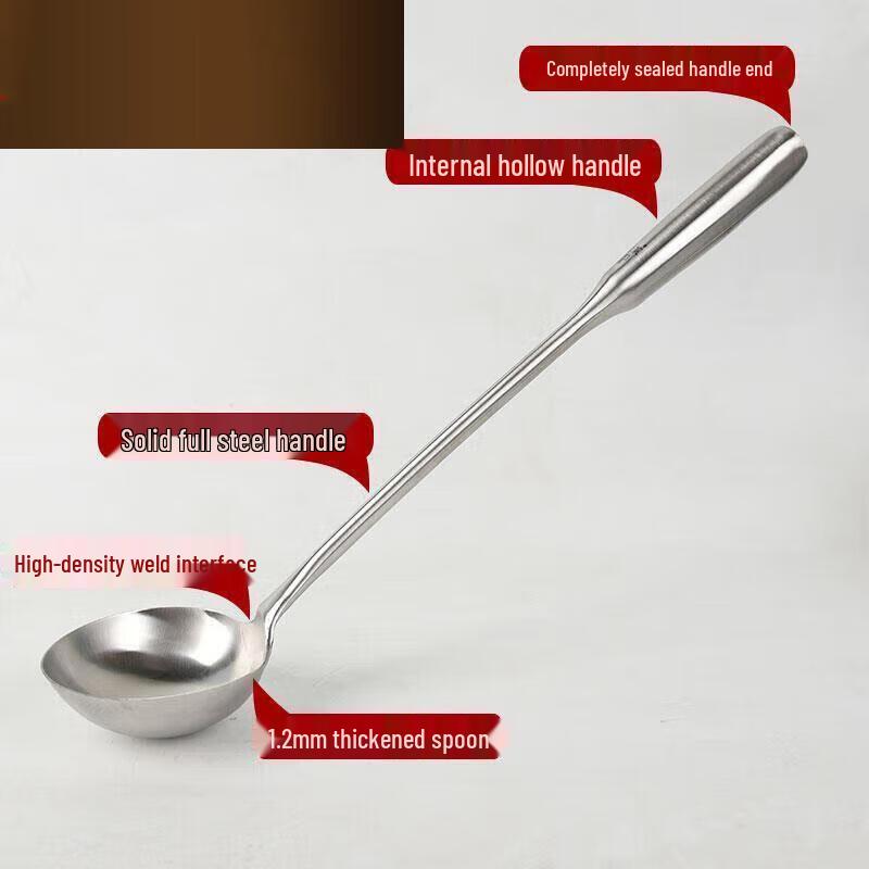 JingJingRS Stainless Steel Stir-Fry & Serving Spoon