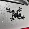 3D Metal Frog-shaped Car Sticker: Fun Car Badge for Trunk, Fender and Door Decoration & Modification Accessories