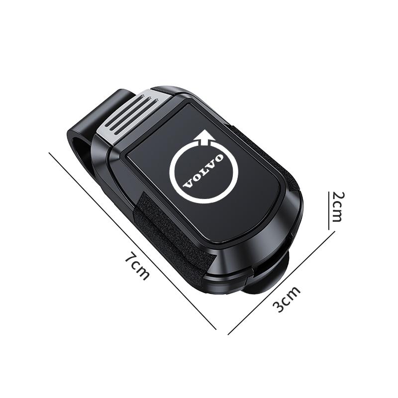 Mirror Style Car Sun Visor Glasses Holder Sunglasses Clip For Volvo V60 V40 XC90 S60 C30 XC60 V50 Olestar AWD XC40 Car Interior