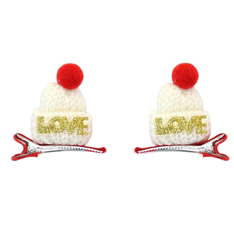 

2pcs Trendy Girls Softable Hairpin Halloween Barrettes Holiday Party Headpiece for Parties and Office Event