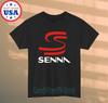 Ayrton Senna Men's Black Size S-5XL