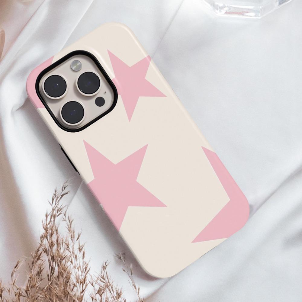Чохол для телефону 2-в-1 зі зірковим візерунком, сумісний з iPhone 17 16 15 14 13 12 11 Pro/Max/Plus, протиударна задня кришка