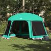 VidaXL Swimming Pool Tent Removable Roof Mesh Walls Teal 512x458 Cm, Green Tent, Garden Tent, Garden Shelter, Tent, 4100626