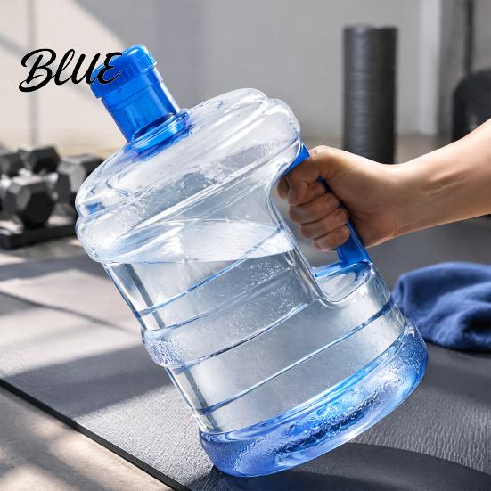 Contenitore per Acqua da Esterno Brocca Riutilizzabile con Manico Facile da Afferrare Bottiglia Trasparente in PET Ricaricabile per Sopravvivenza Contenitore Portatile per Casa Ufficio E